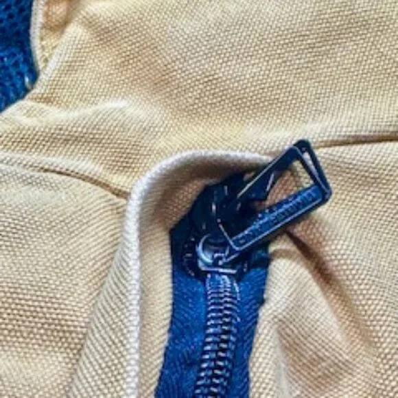 Timberland Backpack Double Strap Logo Front Pocket Mustard Yellow Black Accents - Picture 5 of 16